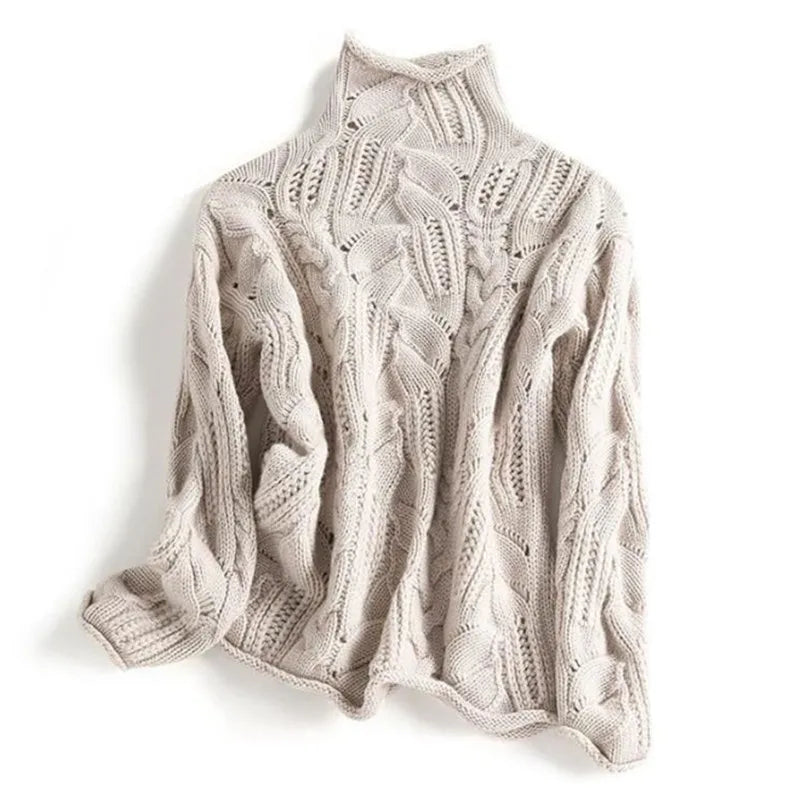 Cassimere - Hand-Knit Cashmere Sweater Cold Weather Everyday Wear