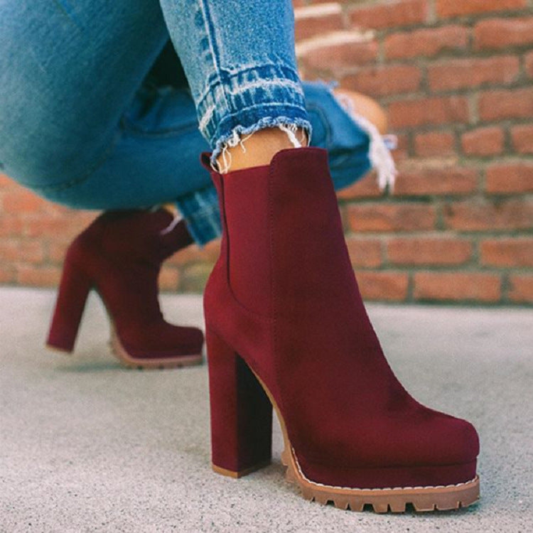 Marchetta - Suede Look Platform Ankle Boots Casual Evening Wear — view 5 of 5