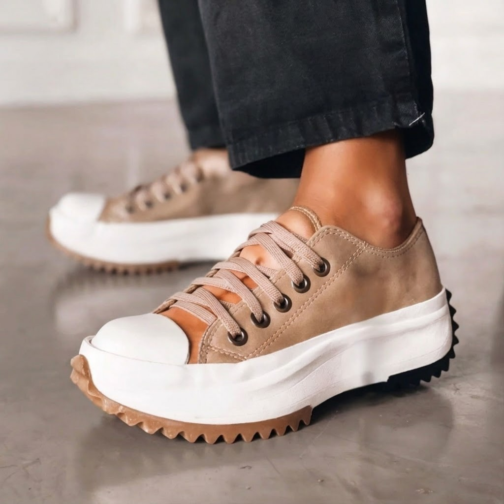 Contoura - Chunky Lace-Up Platform Sneakers Everyday Comfort — view 2 of 6