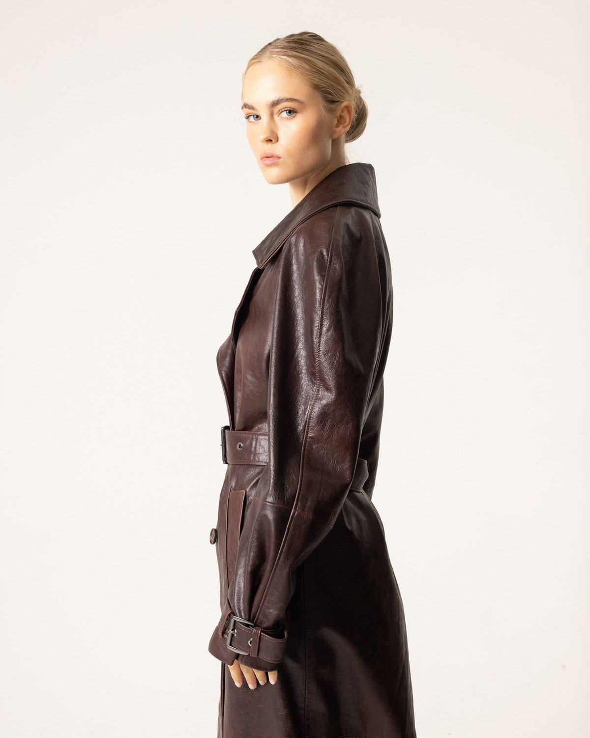 Coravella - Belted Trench Coat Smart Casual Wear — view 2 of 4