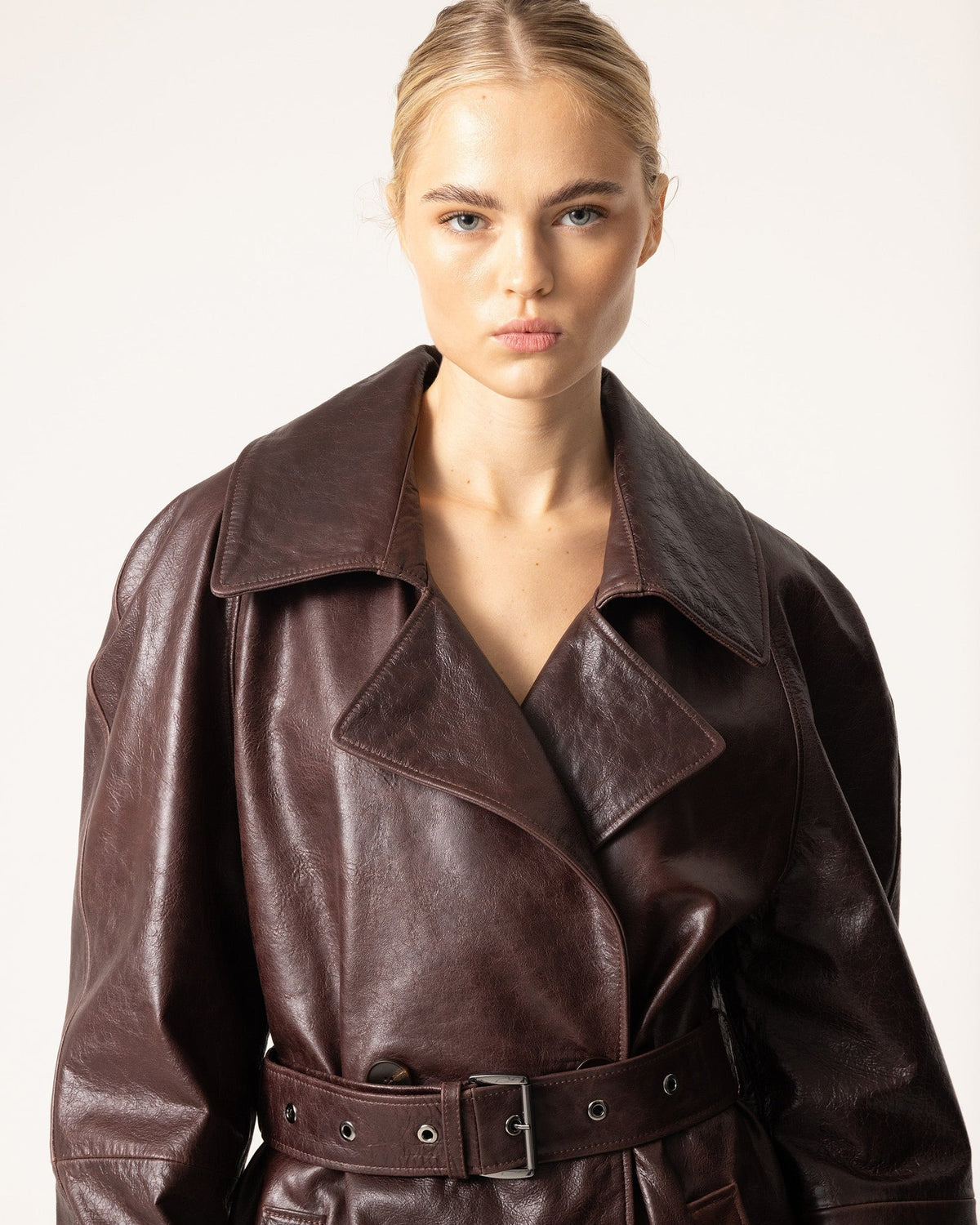 Coravella - Belted Trench Coat Smart Casual Wear — view 3 of 4