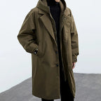 Corravel - Long Water Resistant Overcoat Cool Weather Wear