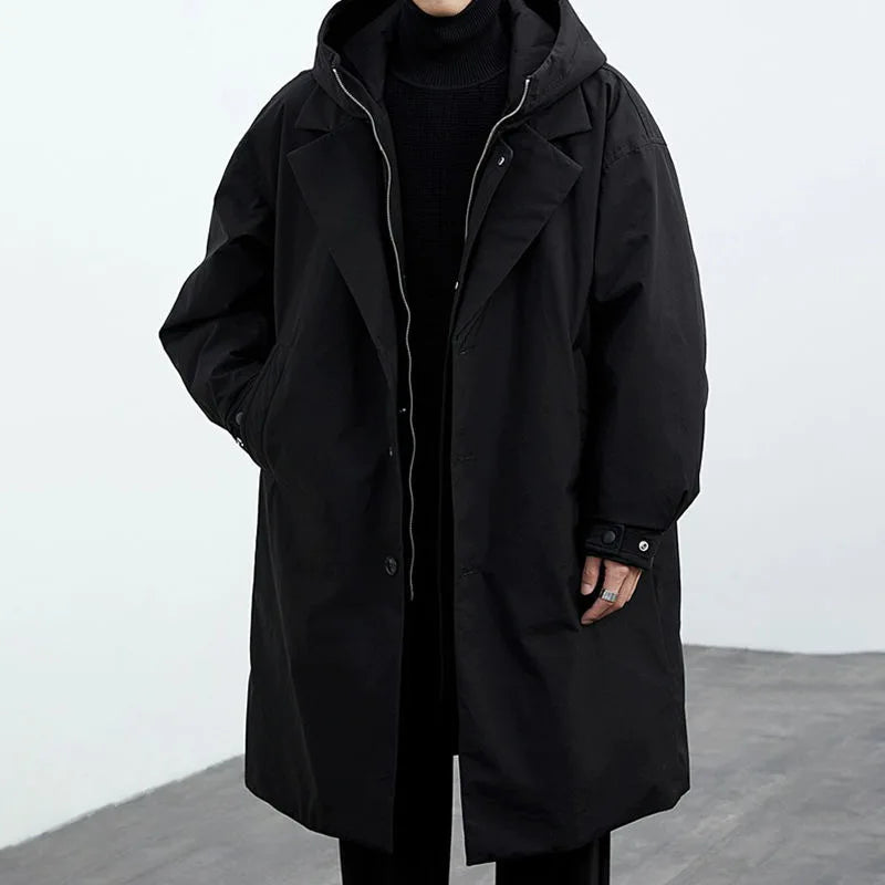 Corravel - Long Water Resistant Overcoat Cool Weather Wear — view 7 of 9