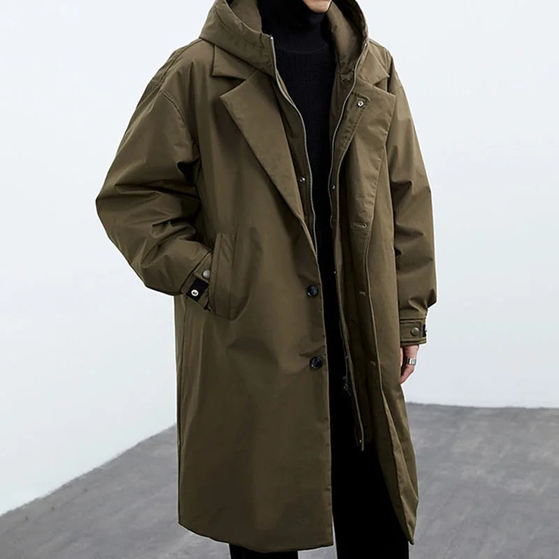 Corravel - Long Water Resistant Overcoat Cool Weather Wear — view 8 of 9