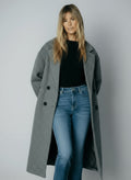 Cortenza - Long Cotton Blend Overcoat Autumn Winter Wear — view 8 of 9