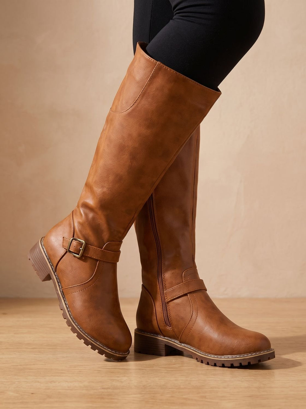 Corvenna - Tall Block Heel Boots For Fall Outfits