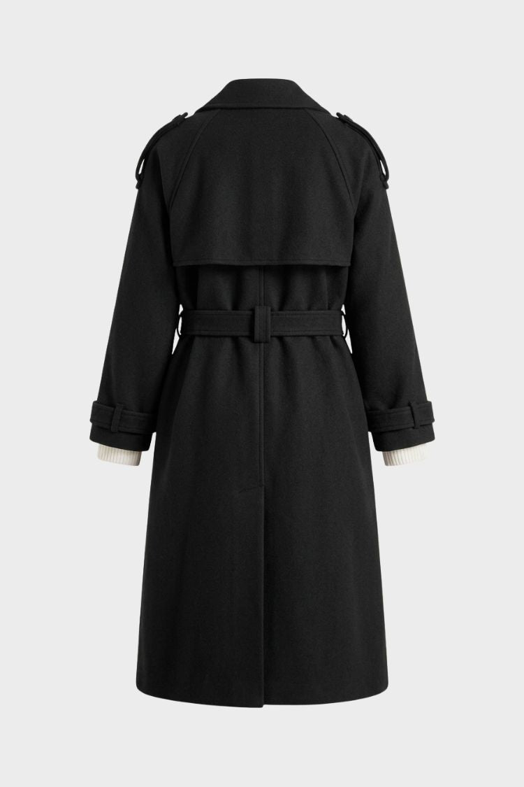 Coverleigh - Belted Trench Coat Office And Evening Wear — view 3 of 8