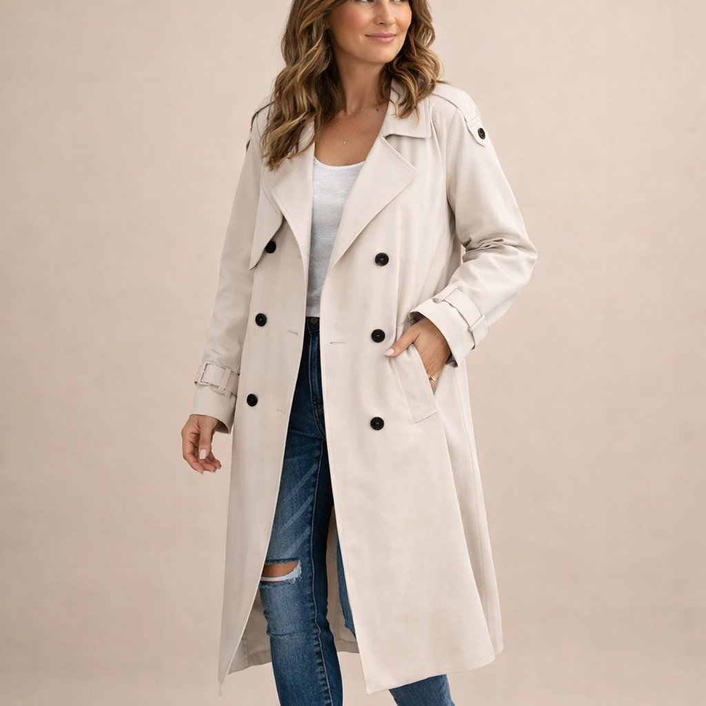 Marisette - Belted Trench Coat Office To Weekend Wear — view 2 of 9