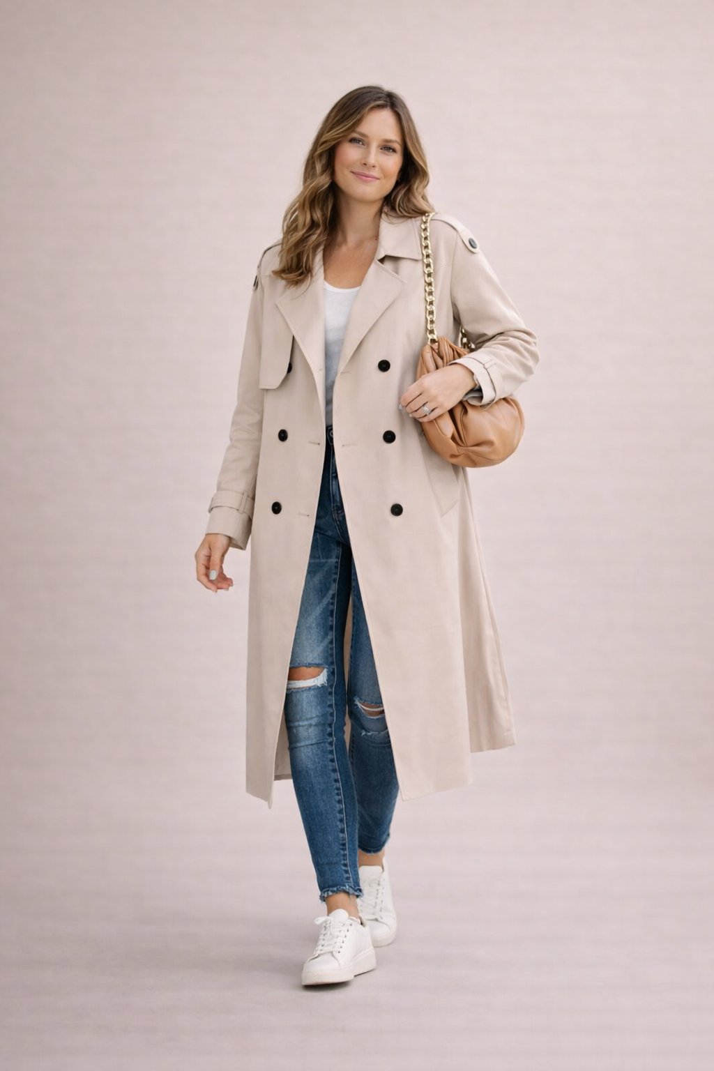 Marisette - Belted Trench Coat Office To Weekend Wear — view 6 of 9