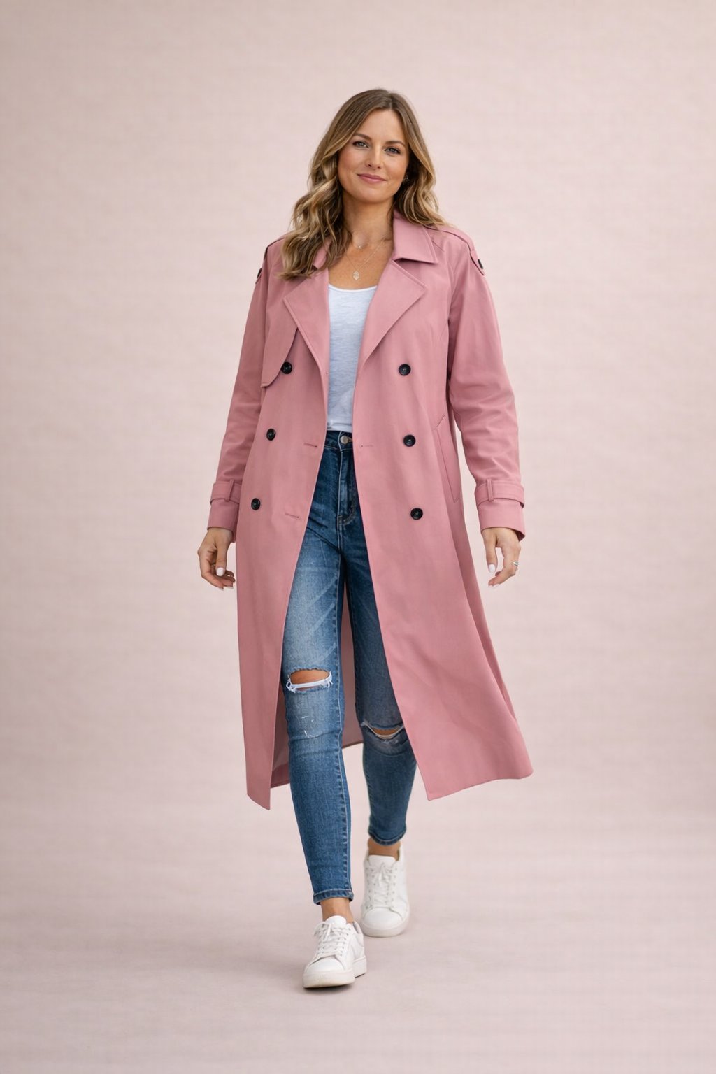 Marisette - Belted Trench Coat Office To Weekend Wear — view 7 of 9