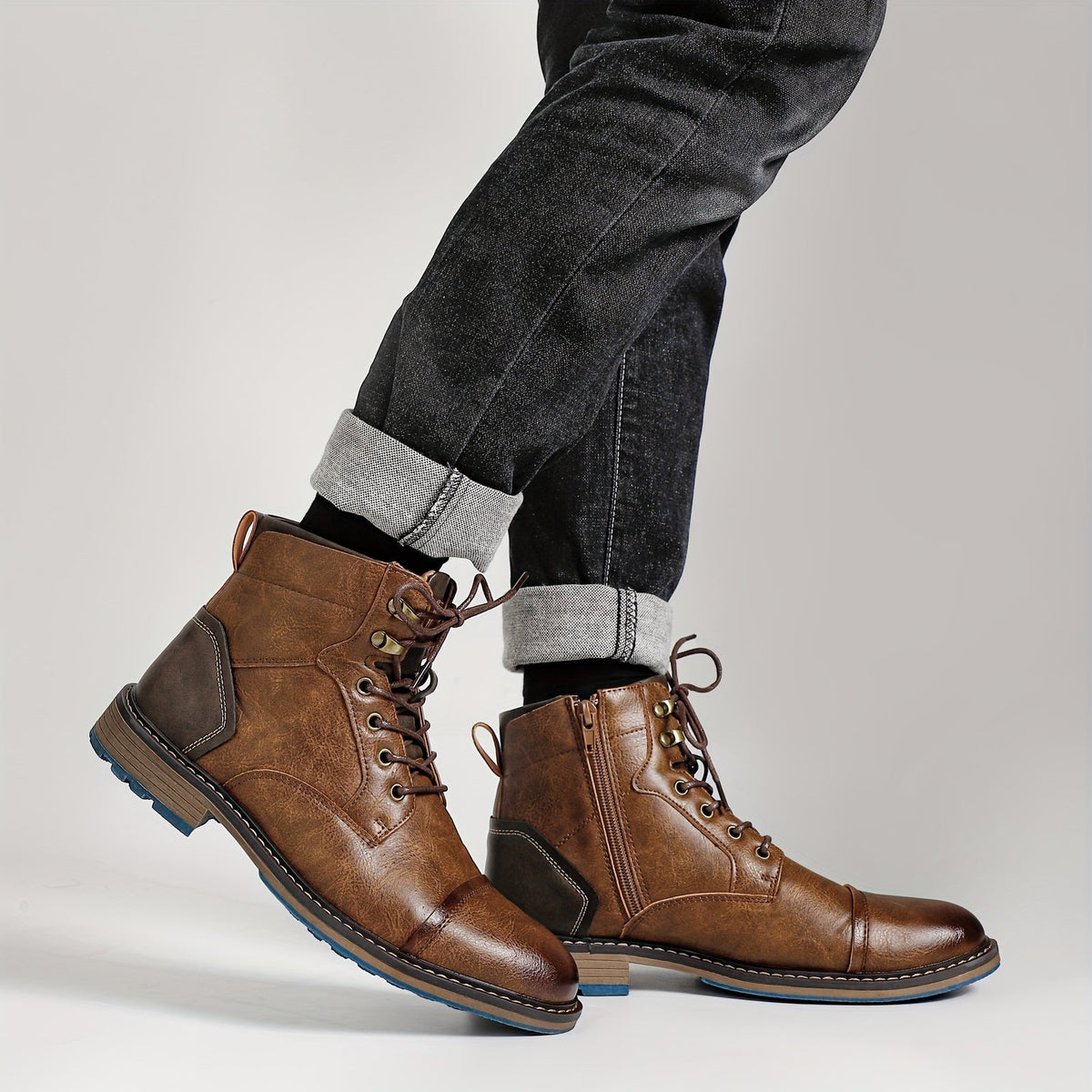 Thornhaugh - Heritage Brogue Boots Formal Smart Casual Wear — view 6 of 10