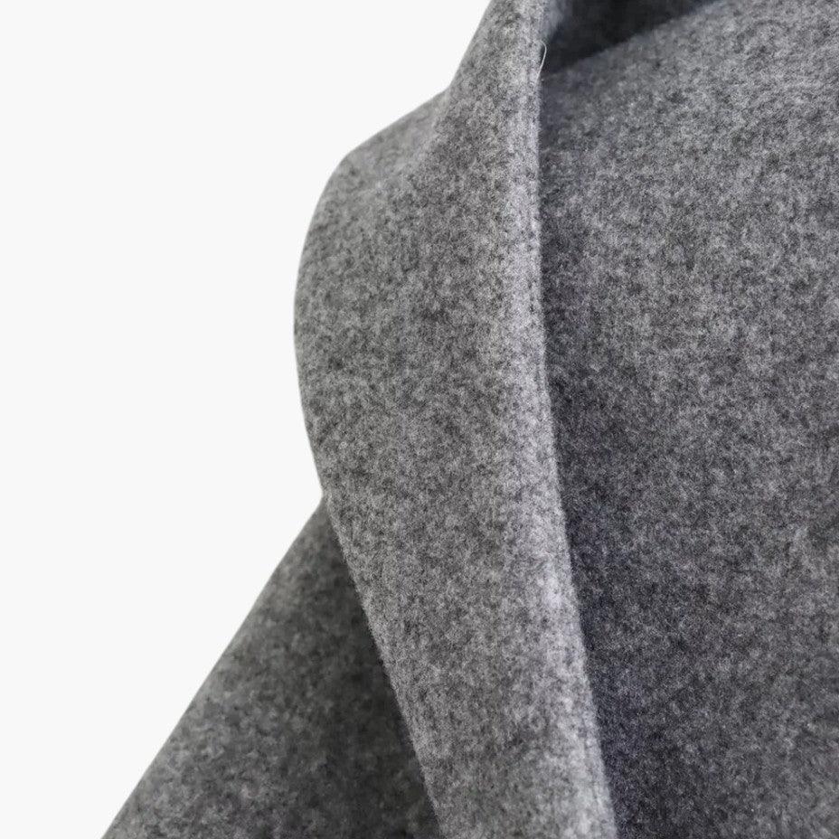 Cassenta - Hooded Belted Trenchcoat Rainy Day Commuting — view 7 of 10