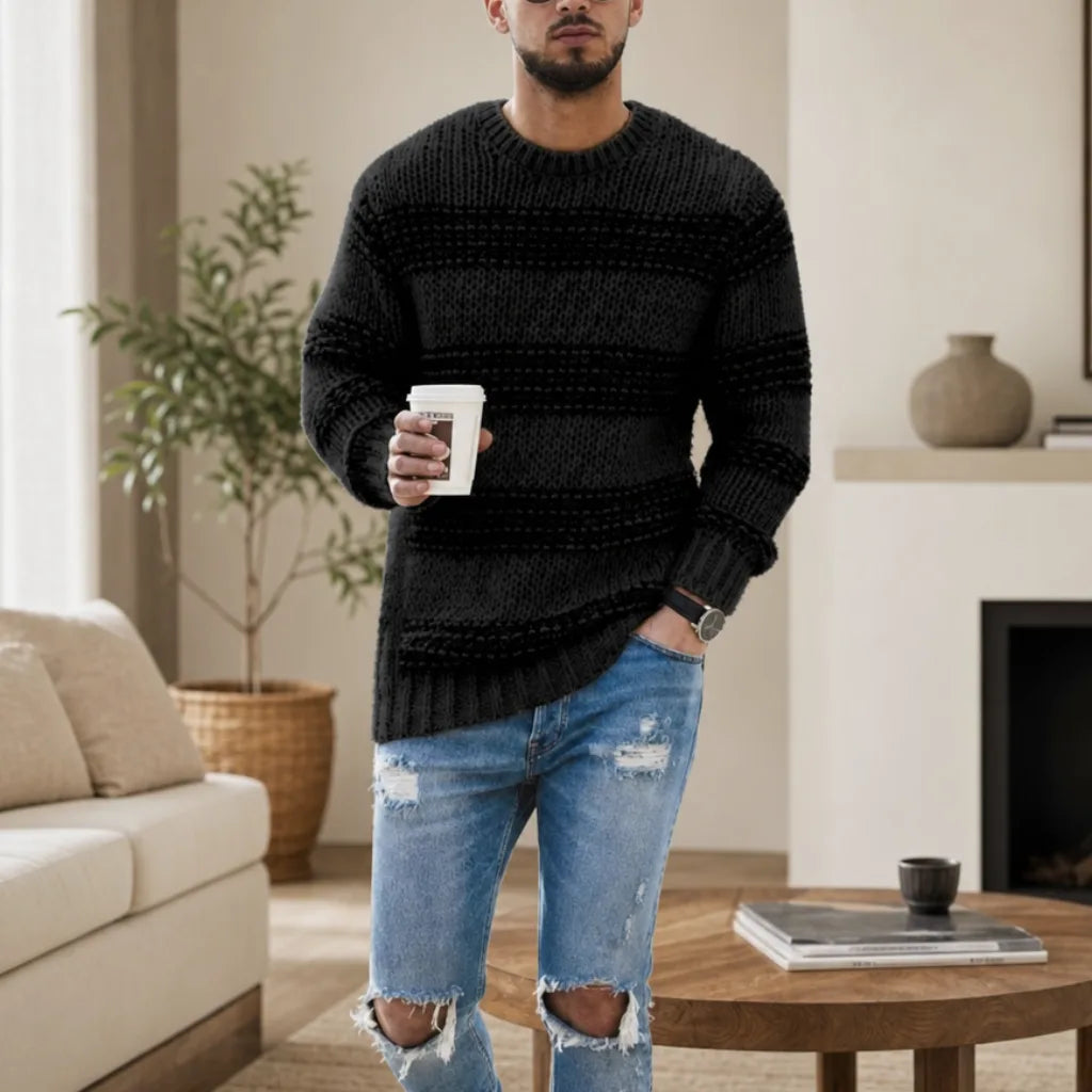 Marlden - Chunky Knit Pullover Sweater Cooler Months — view 2 of 4