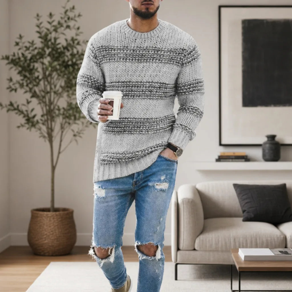 Marlden - Chunky Knit Pullover Sweater Cooler Months — view 3 of 4