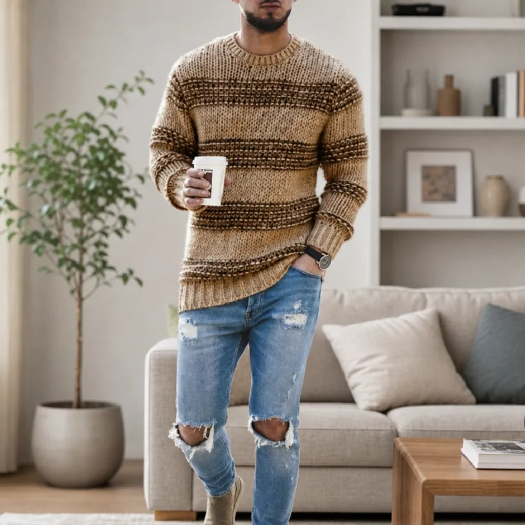 Marlden - Chunky Knit Pullover Sweater Cooler Months — view 4 of 4