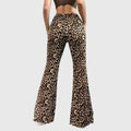Ferala - Leopard Print Bootcut Trousers Everyday To Evening Wear — view 3 of 3