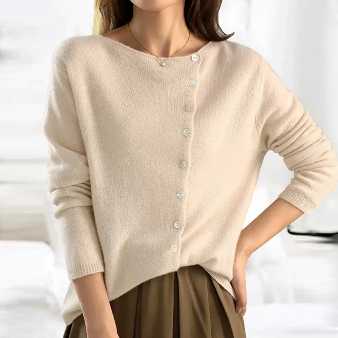 Corvine - Button Sweater Everyday Layering Wear — view 2 of 4