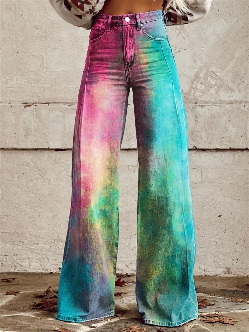 Amellora - High-Waisted Wide-Leg Trousers Everyday And Occasion Wear — view 2 of 2