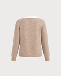 Fennwick - Colourblock Button Knit Sweater Autumn Layering — view 3 of 4