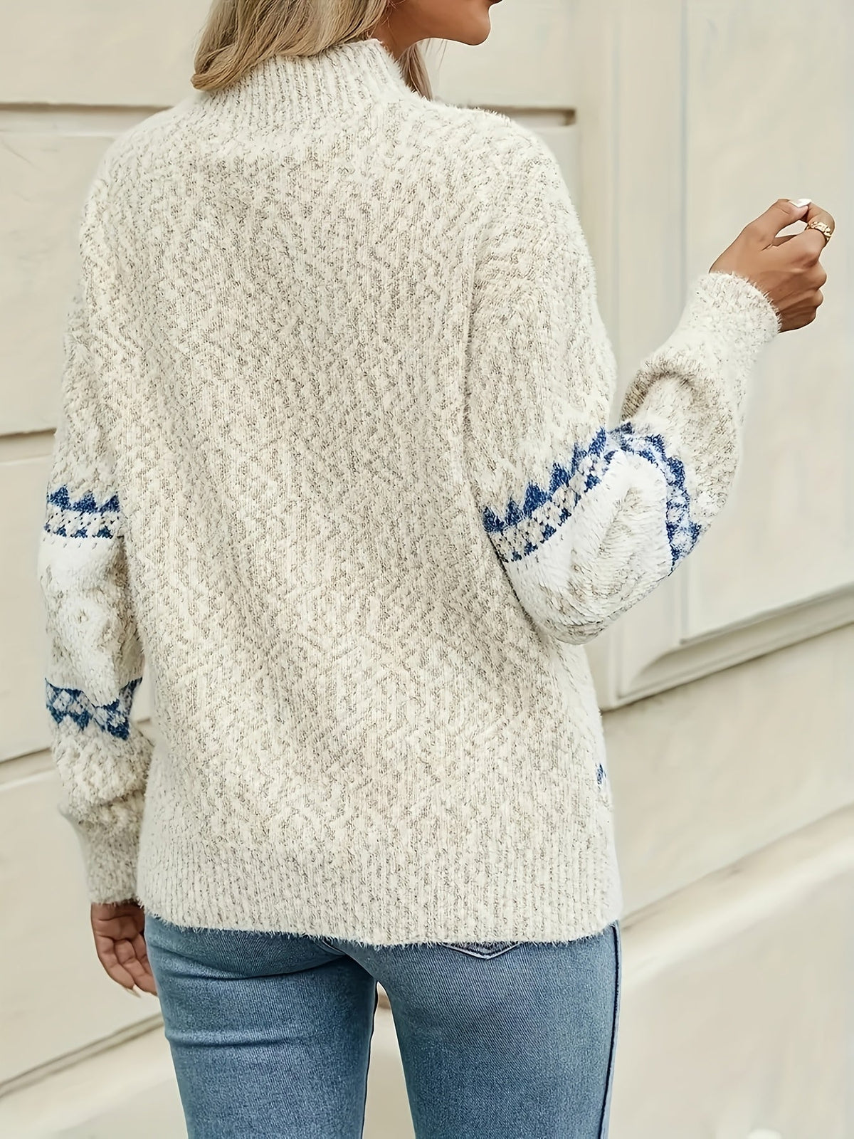 Festoria - Fair Isle Christmas Jumper Patterned Knit — view 10 of 10