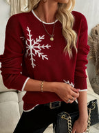Flocelle - Snowflake Christmas Jumper Festive Party Wear — view 2 of 8