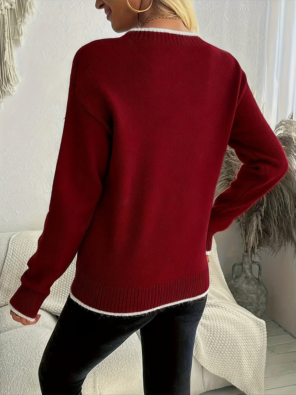 Flocelle - Snowflake Christmas Jumper Festive Party Wear — view 3 of 8