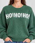 Funny Christmas Jumpers Women's Slogan Print Oversized Crew Neck — view 4 of 4