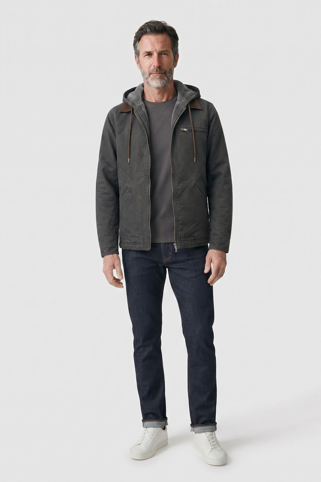 Garrison - Hooded Utility Jacket For Autumn Layering — view 10 of 10