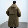 Glacera - Long Waterproof Puffer Trench Coat Cold Wet Weather — view 4 of 4