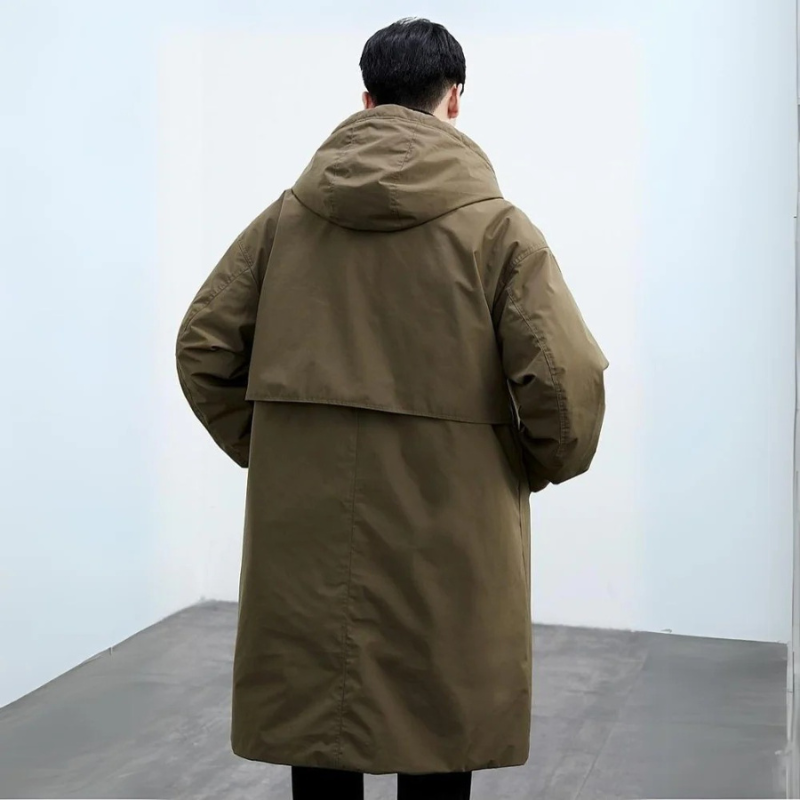 Glacera - Long Waterproof Puffer Trench Coat Cold Wet Weather — view 4 of 4
