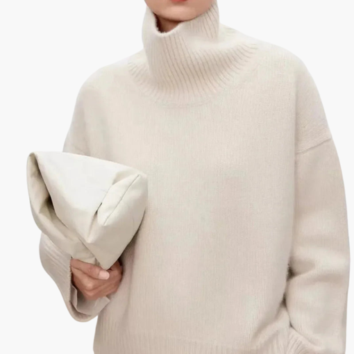 Halveris - Oversized High-Neck Jumper Everyday Layering Wear — view 4 of 6