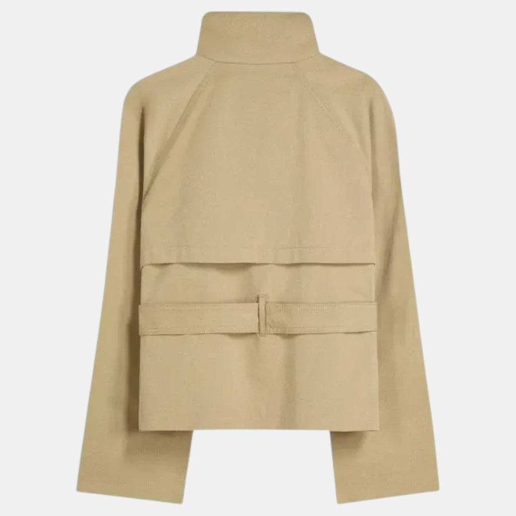 Belloway - Short Belted Trench Coat Work Casual Wear — view 2 of 4
