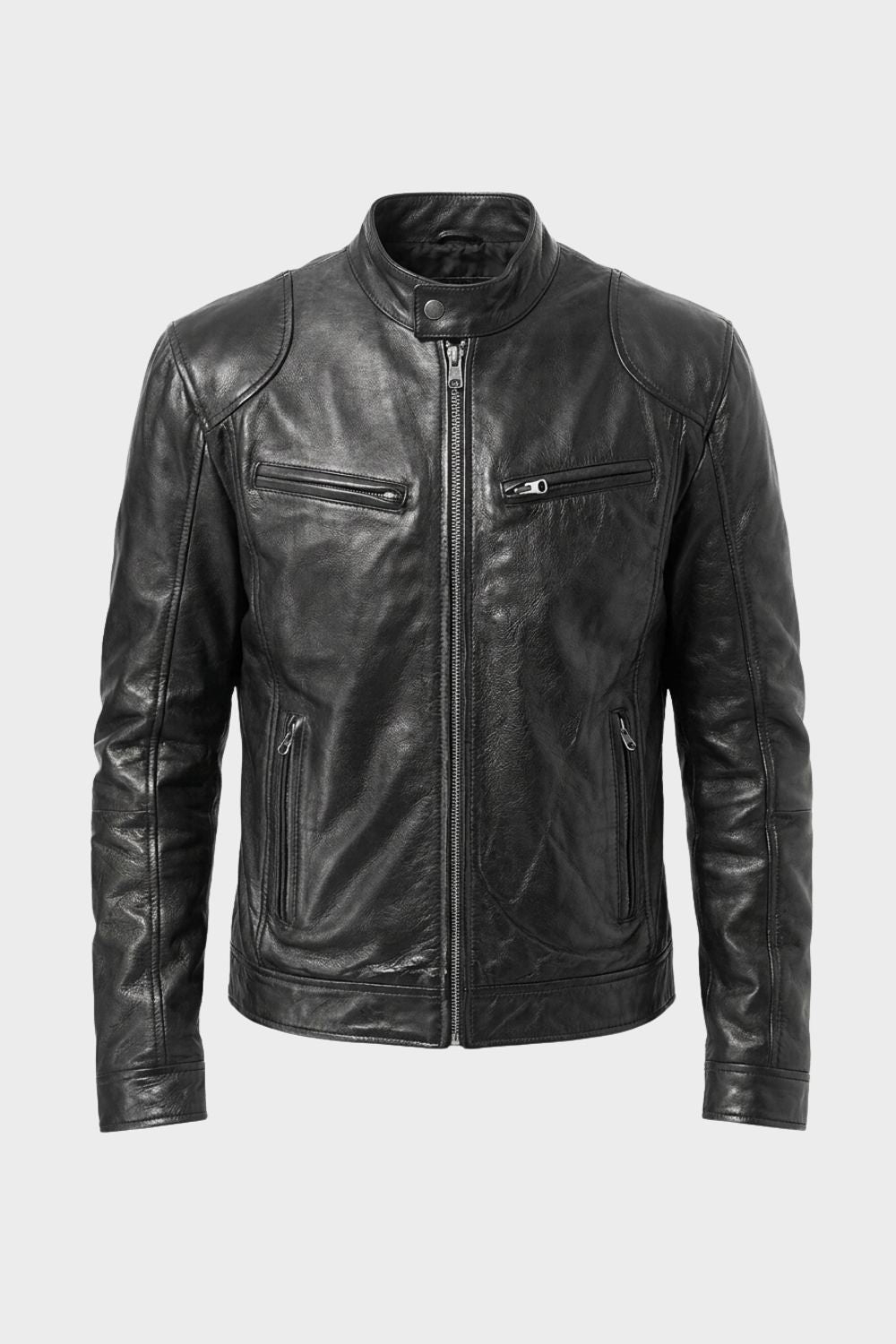 Kastellan - Structured Biker Jacket For Casual City Wear