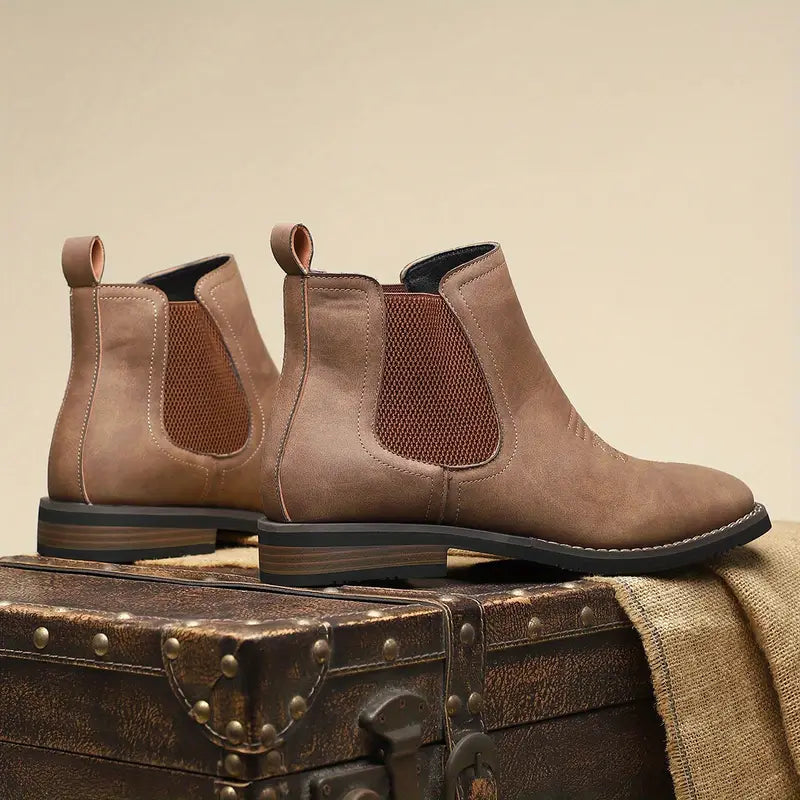 Kelmoor - Pull-On Chelsea Ankle Boots Everyday Smart Casual Wear — view 3 of 9
