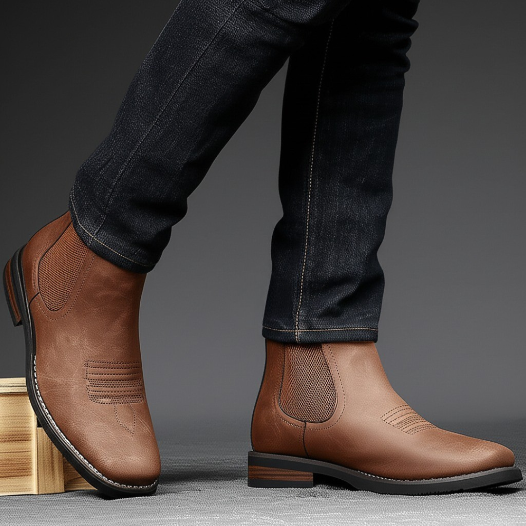 Kelmoor - Pull-On Chelsea Ankle Boots Everyday Smart Casual Wear — view 4 of 9