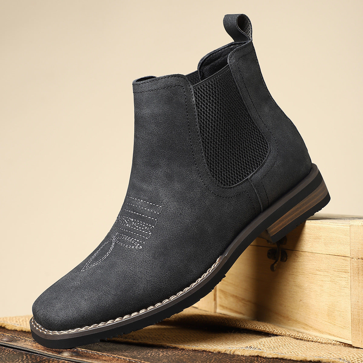 Kelmoor - Pull-On Chelsea Ankle Boots Everyday Smart Casual Wear — view 5 of 9