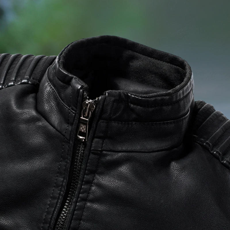 Kordovan - Vintage Leather-Look Jacket Everyday Casual Wear — view 2 of 5
