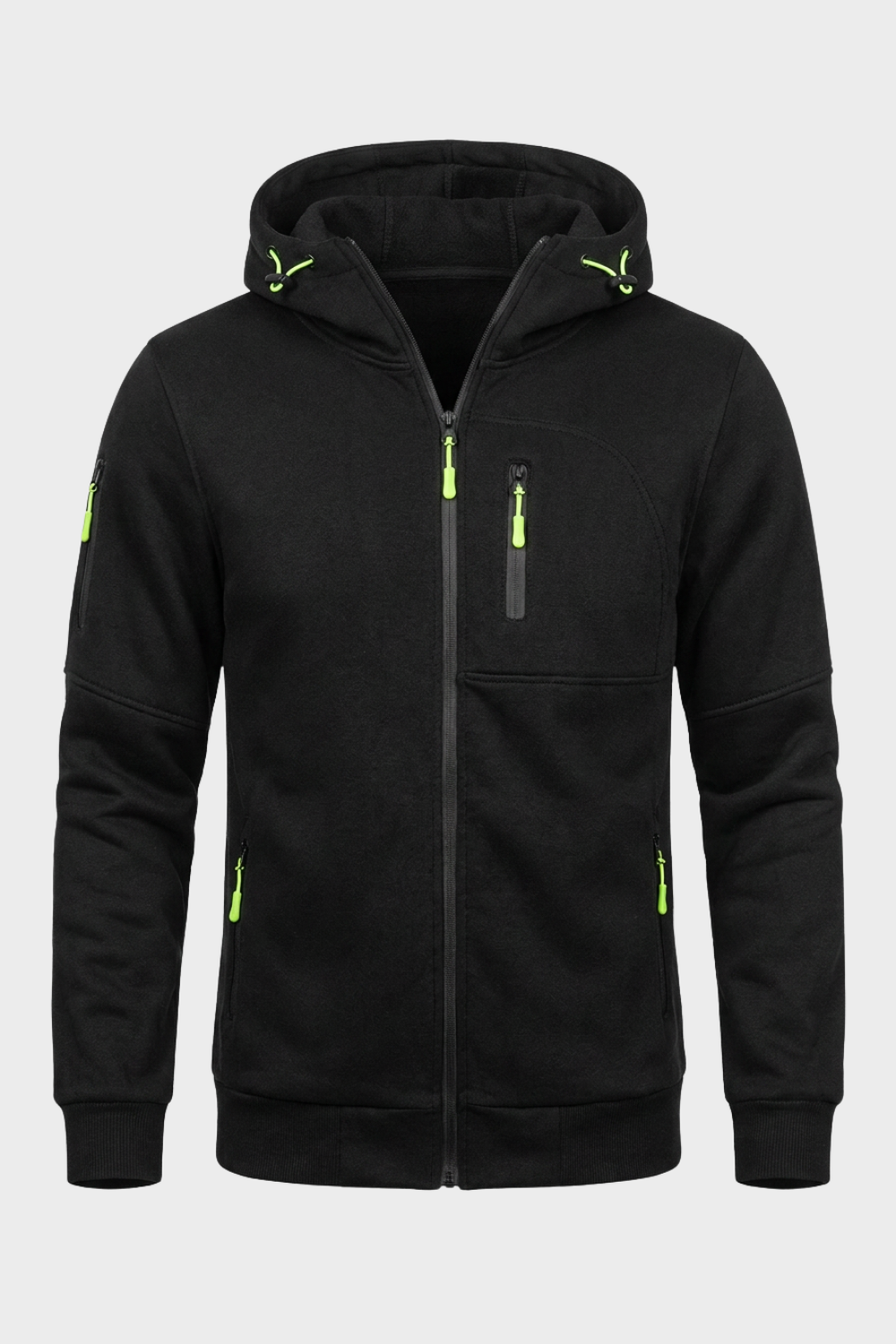 Kortavo - Sporty Hooded Zip Jacket For Everyday Layering