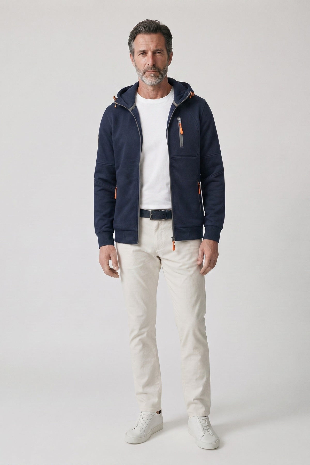 Kortavo - Sporty Hooded Zip Jacket For Everyday Layering — view 10 of 10