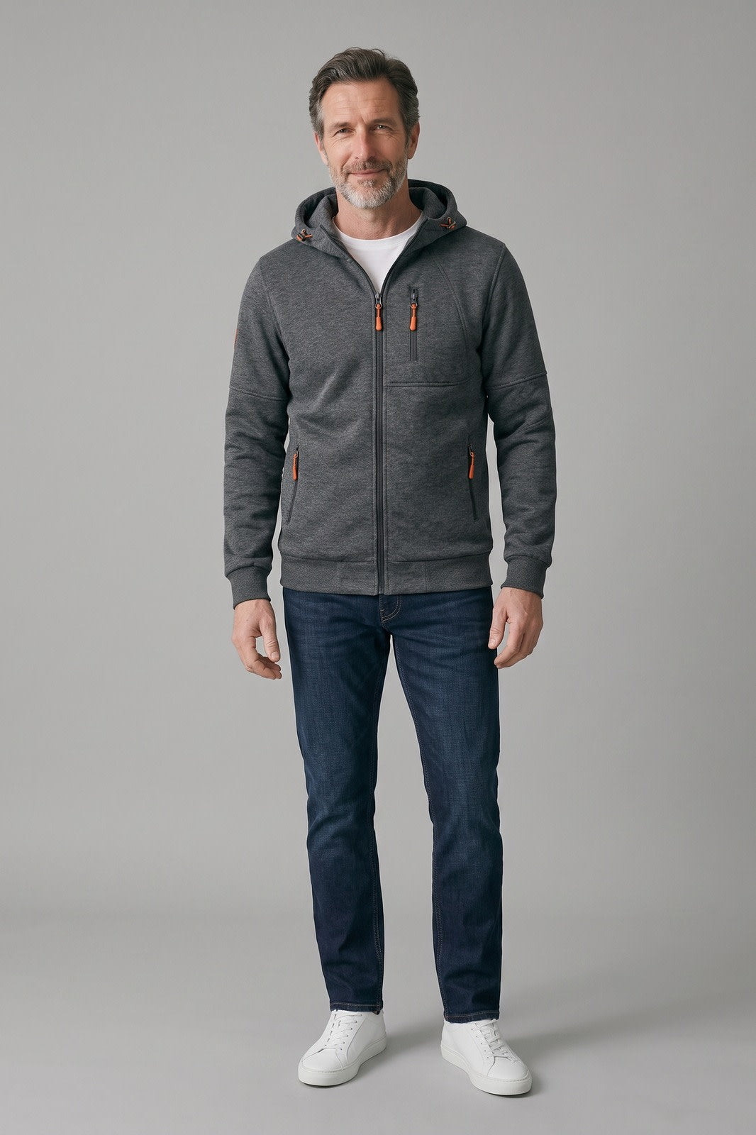 Kortavo - Sporty Hooded Zip Jacket For Everyday Layering — view 6 of 10