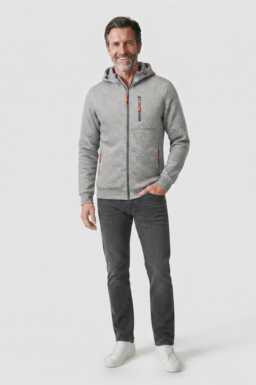 Kortavo - Sporty Hooded Zip Jacket For Everyday Layering — view 8 of 10