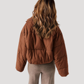 Loftana - Quilted Zip Front Puffer Jacket Cold Weather Layering — view 4 of 6