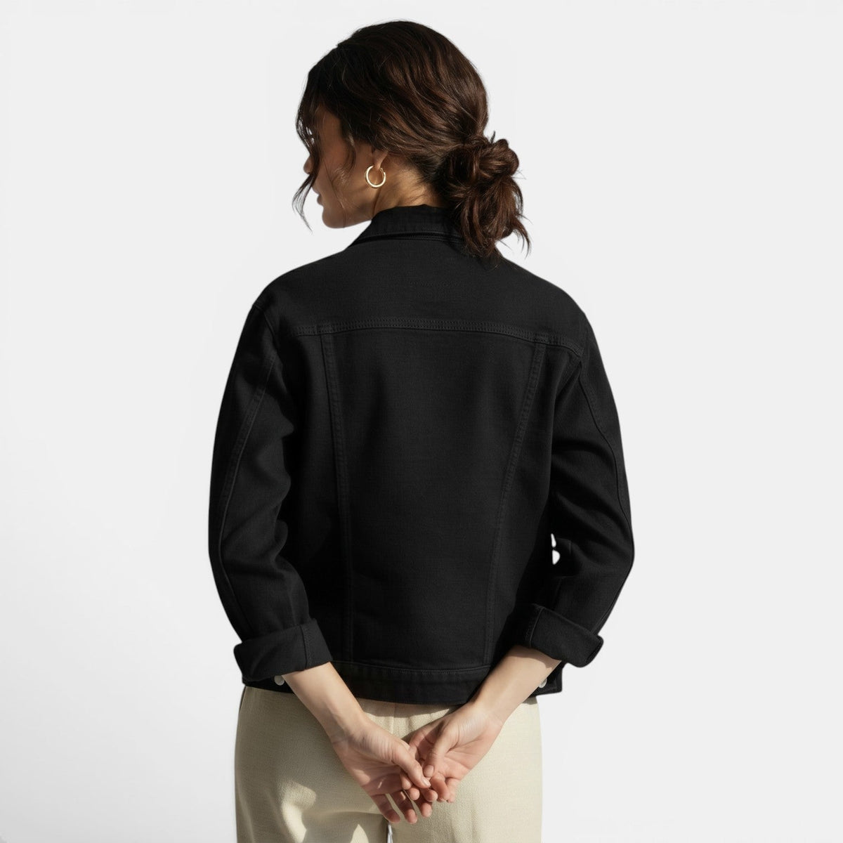 Marlette - Fitted Denim Jacket Casual Weekend Wear — view 6 of 9