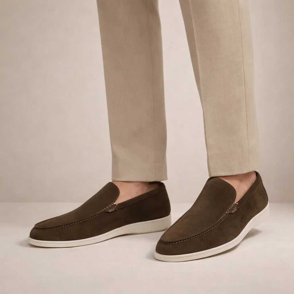 Marchetti - Leather Slip On Loafers Smart Casual Wear — view 5 of 10