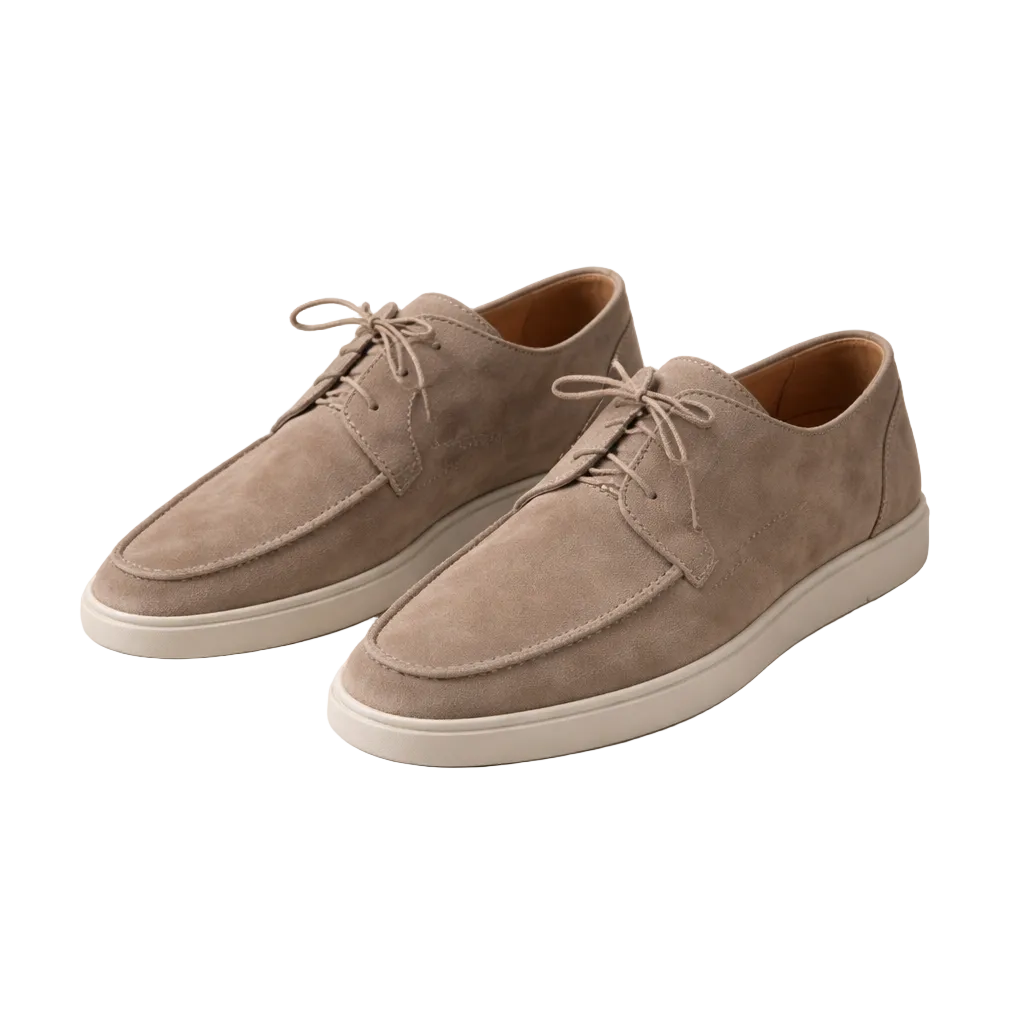 Marchetto - Suede Lace-Up Loafers Smart Casual Wear — view 5 of 5