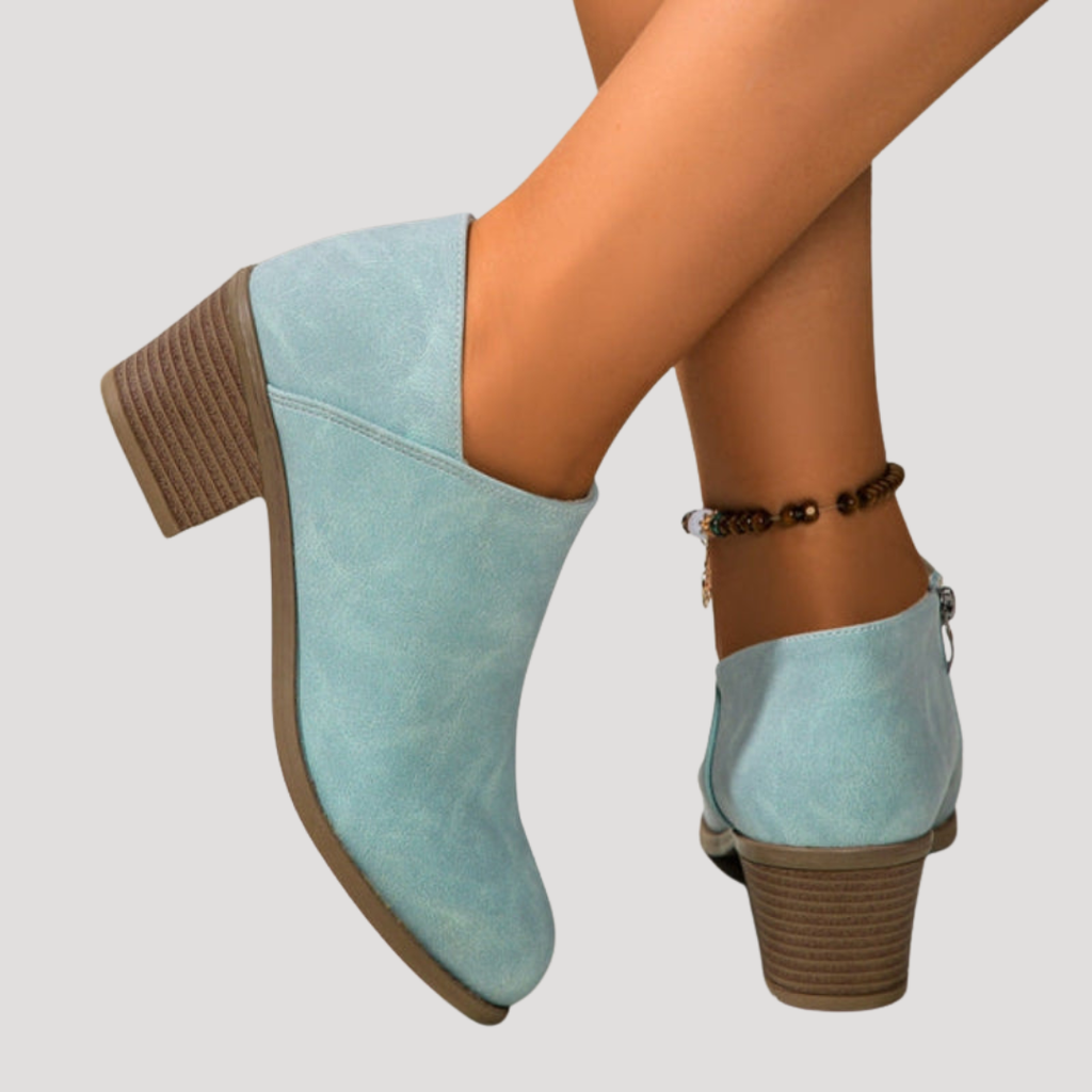 Marlonne - Round Toe Heeled Boots Smart Occasions — view 2 of 5