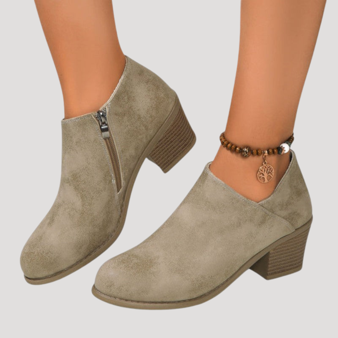 Marlonne - Round Toe Heeled Boots Smart Occasions — view 5 of 5