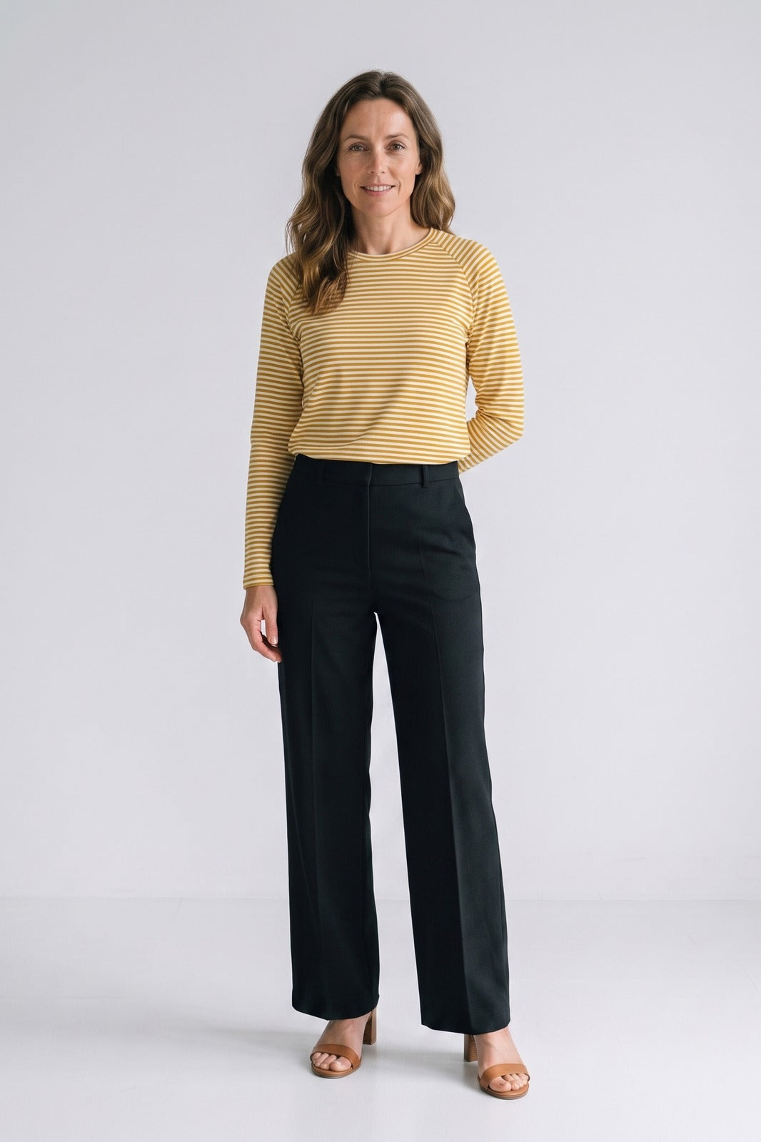 Marlouve - Breton Stripe Raglan Sleeve Top — view 10 of 10