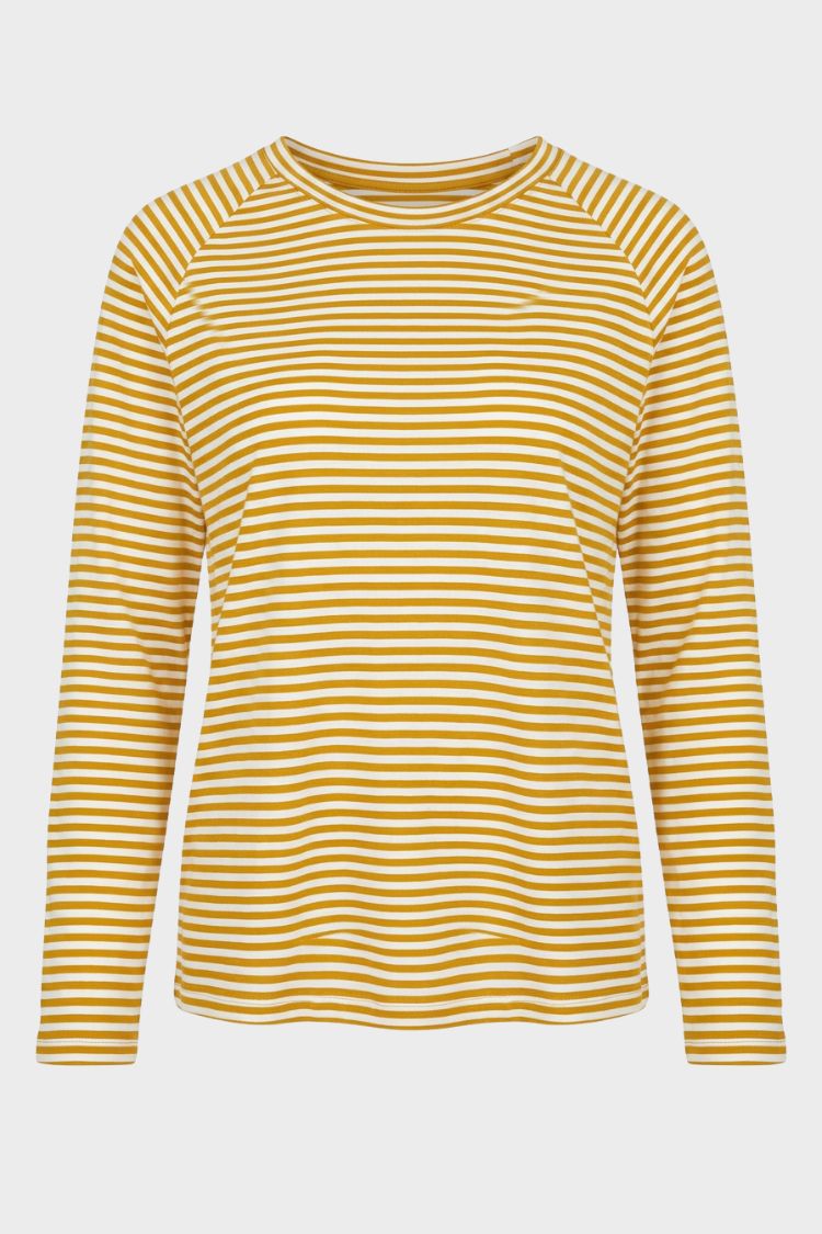 Marlouve - Breton Stripe Raglan Sleeve Top — view 6 of 10
