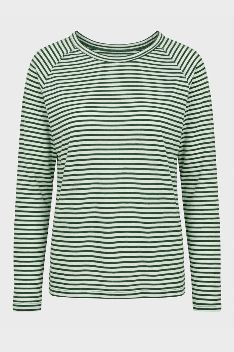 Marlouve - Breton Stripe Raglan Sleeve Top — view 8 of 10